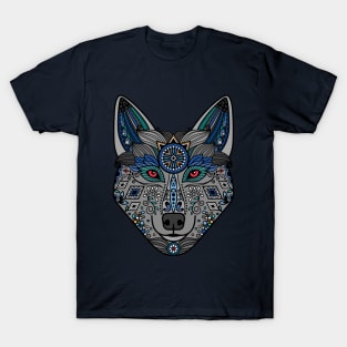 Wolf Head Ornament T-Shirt